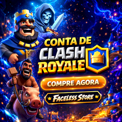 CONTA DE CLASH ROYALE 🔥