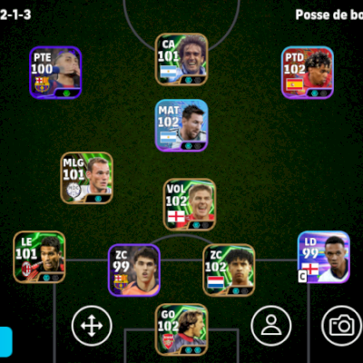 Conta Efootball Força 3108 6 Icons e 2 Showtimes Brabos