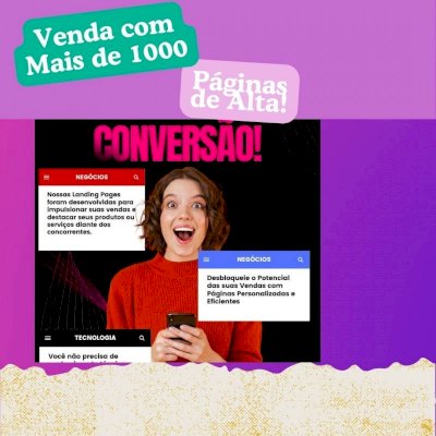 + 1000 Páginas de Alta Conversão!