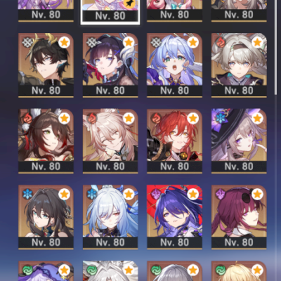 Conta Honkai Star Rail (hsr) AR 70 - Muitos bonecos, armas e recursos