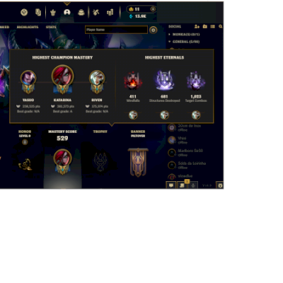 conta lol boa