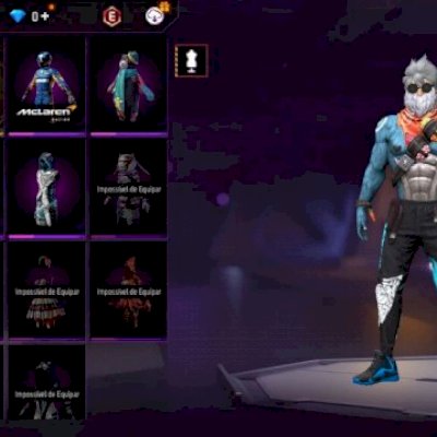 Conta de free Fire gemada