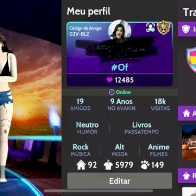 Conta avakin lvl 57 ambos sexo