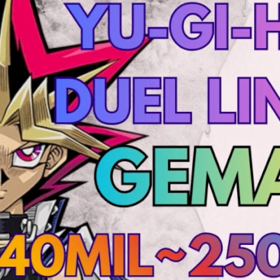 - Contas Yu-Gi-Oh! Duel Links - 250.000 Gemas