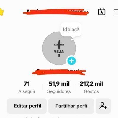 Tiktok 51k seguidores orgânicos