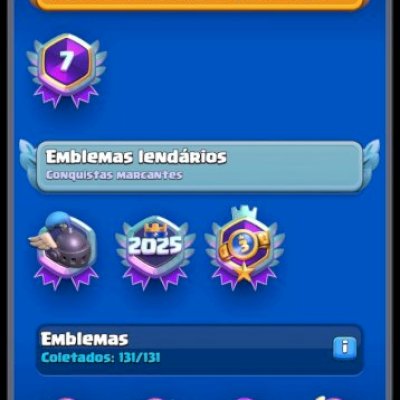 Clash Royale, 10mil troféus quase todas as cartas, 7 cartas nivel 16, rei lvl 15
