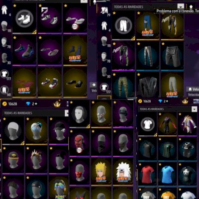 Free Fire | UMP + XM8 Atributadas | 2 Angelicais (M) | Príncipe