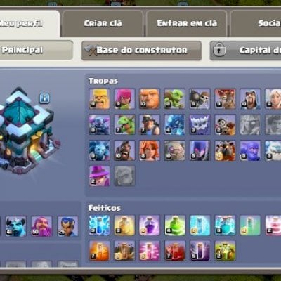 CV 13 FULL, NÃO PRECISA UPAR NADA, COM 12.000 MIL GEMAS NA CONTA!!!