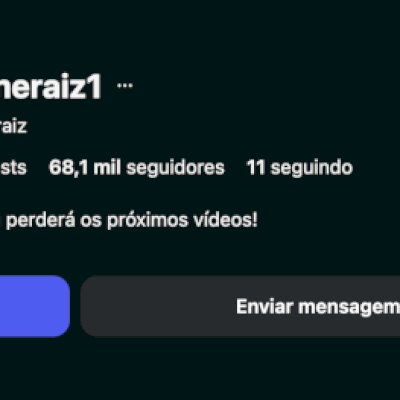 CONTA COM 68K SEGUIDORES ORGANICOS