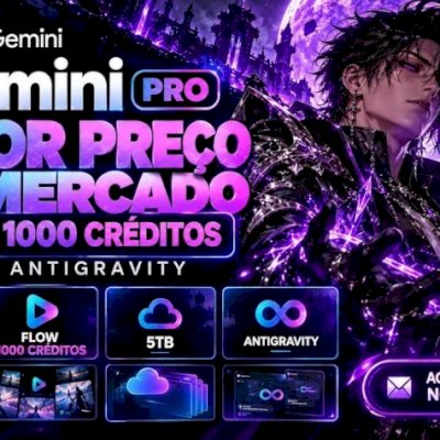 Flow 1K Créditos + Gemini 3 Pro + 5Tb + Nano Banana | 18 MESES