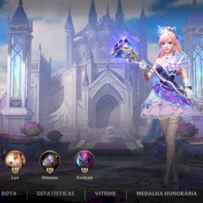 CONTA: Nível 132,111 campeões,149 skins.7 prestígios, 16 lendárias. Rank platina