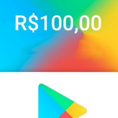 Gift Card Play Store Digital R$100,00