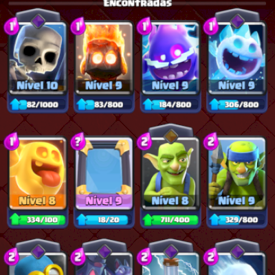 Vendo conta de clash Royale para sair rápido,6k+ troféu, quase todos os bonecos