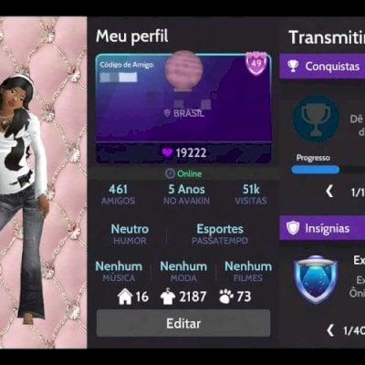 CONTA AVAKIN LIFE UNISSEX - NÍVEL 49!