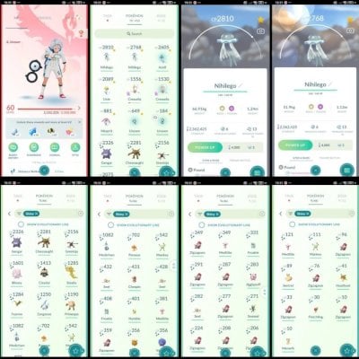 LVL 60 🔥 | 46 SHINIES ✨ + 6 LENDÁRIOS 🌟 | 2.3M STARDUST | pk18