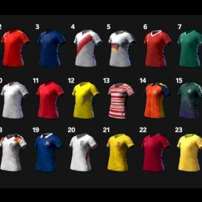 ⚽ Todas as Camisetas de Times do Free Fire | Via ID