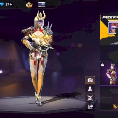 CONTA FF + LUAR DOURADA + MP5 EVOLUTIVA + 1 SKIN + 87 DIAMANTES (SEU EMAIL)
