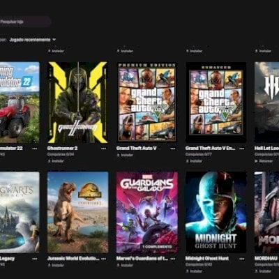 Conta EPIC com diversos jogos (MAIS DE R$3.000 EM JOGOS)+Fortnite c/ itens raros