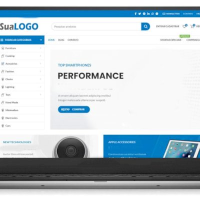 Loja Virtual Completa para InfoProdutos Digitais