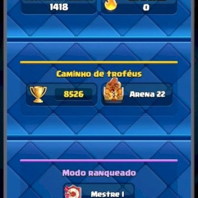 Conta de clash royale 8500 antiga criada em 2022.