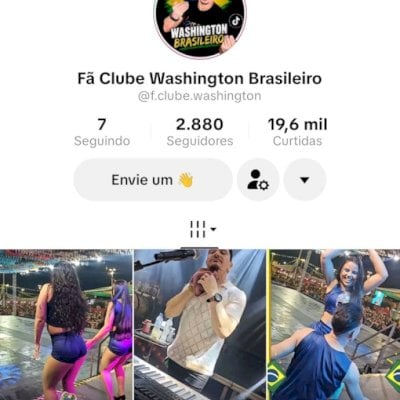 Vendo conta do tik Tok bem engajada