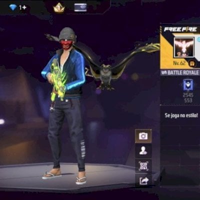 Conta de free fire boa com custo benefício