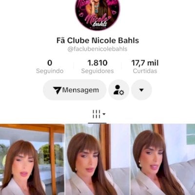 Vendo conta do tik Tok engajada