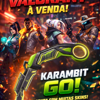 VENDO CONTA DE VALORANT, PRECISO DO DINHEIRO