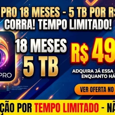Google Gemini Advanced + 5TB Cloud 18 Meses Acesso no E-mail Próprio