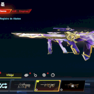 Conta 2 eternas Aug+Katana Tokyo revengers+Ump45 ultra