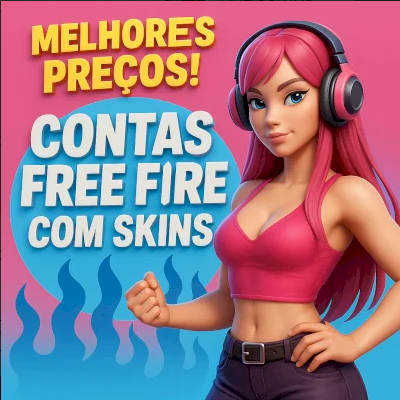 FREE FIRE/CONTAS COM SKINS/LEIAM A DESCRIÇÃO
