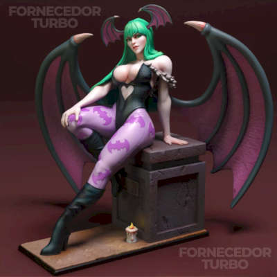 Morrigan - Torrida Minis 3D - Arquivo .Stl Para Impressão 3D