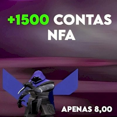 PACK DE CONTAS NFA ALEATORIAS +20 CONTAS