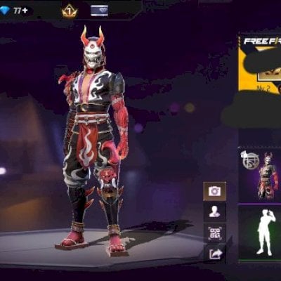 CONTA FF + SAMURAI SANGRENTO + AMOR ETERNO + MOCHILA + 77 DIAMANTES (SEU EMAIL)