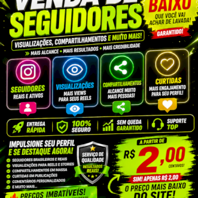 seguidores Instagram baratos imperdivel 1k, 5k, 10k, 15k,20k