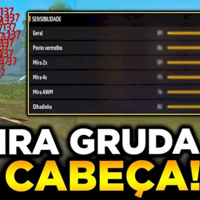 [MELHOR PREÇO 🥇] PACK DE SENSIBILIDADE+REGDIT FREE FIRE ATUALIZADO XIT(SO CAPA)