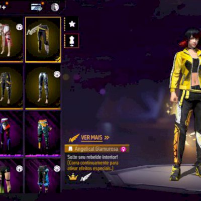 Vendo conta de ff antigas conjunto cobra completo três calsas angelical feminina