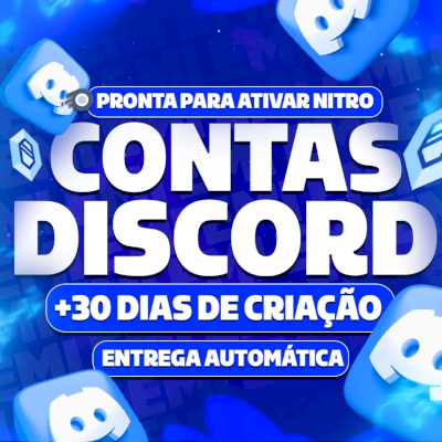 Conta Discord +30 Dias De Criação