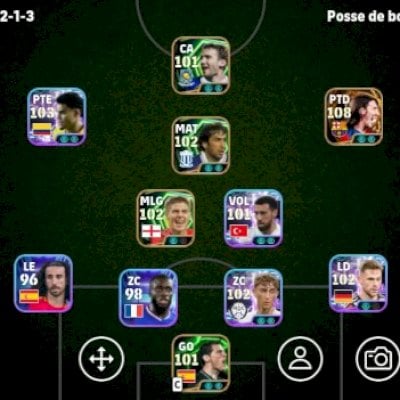 Conta Efootball competitiva com melhor Messi