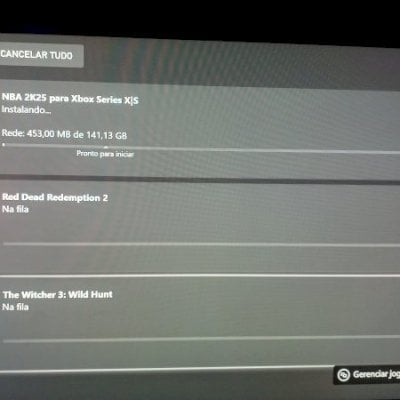 CONTA COM JOGOS, NBA 2K25, READ DEAD, THE WITCHER, MAIS 86 REAIS PARA GASTAR