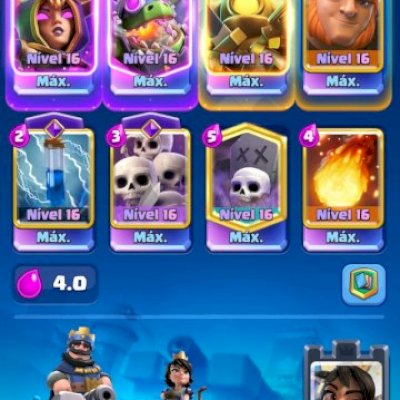 8 cartas Full 16, Conta Topp!