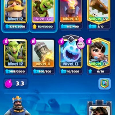 CONTA DE CLASH ROYALE UPADA