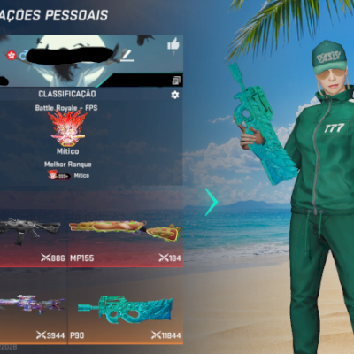 Conta Blood Strike | P90 - Nucleo Derretido + Mitico | Zero - Agente Zero