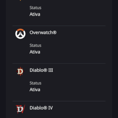 Conta Battlet net diablo 4, diablo 3, wow