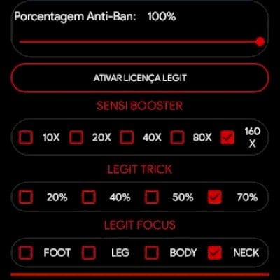 Xit painel ff 100% hs Regedit