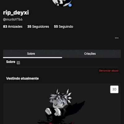 Vendo minha conta roblox criada 2018