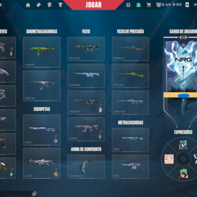 Diamante 2 com dados, 8 facas, 9 vandal e muito mais