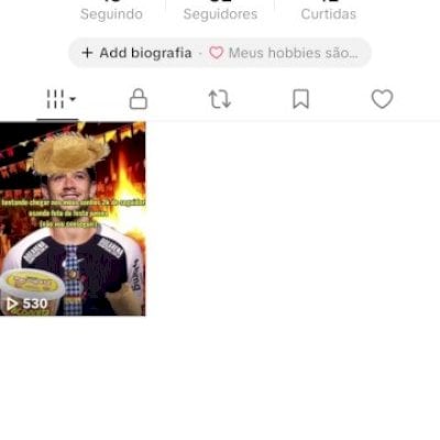 CONTA TIKTOK  32 seguidores aquecida