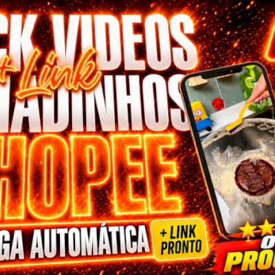 Pack Vídeos De Achadinhos Shopee + Links Entrega Rapida