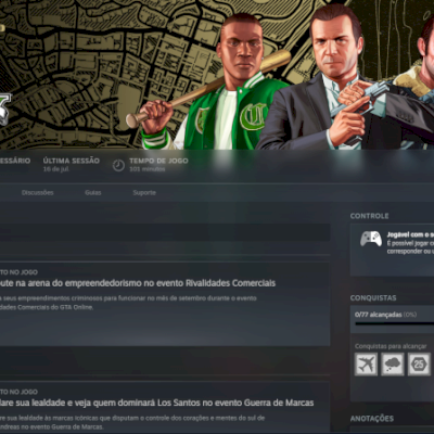 CONTA DA STEAM COM GTA V LEGACY E ENHANCED NO MELHOR PREÇO